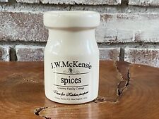 Vintage J.W McKensie Spices Jar - Country Family Cottage - Made in Portugal picture