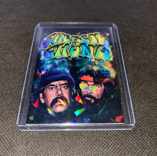 Cheech & Chong Custom Holo Refractor Up in Smoke Card picture