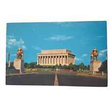 Postcard Lincoln Memorial Washington DC Chrome Unposted picture