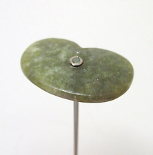 Antique Hatpin Bean-Shaped Connemara Marble picture