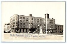 c1910's Hotel Albert Building Cars Albert Lea Minnesota MN RPPC Photo Postcard picture