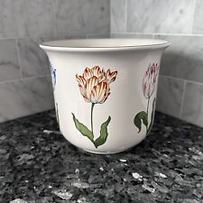 Tiffany’s Tulips Cache Pot Flower Planter by Tiffany & Co, Gorgeous 14 Stamp Otb picture