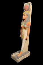 UNIQUE ANTIQUE ANCIENT EGYPTIAN Statue Heavy Stone Hathor Magic Hieroglyphic picture