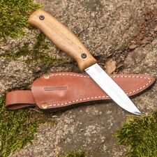 BPS Knives BS3 Bushcraft Full Tang Knife with Leather Sheath Carbon Steel Scandi picture