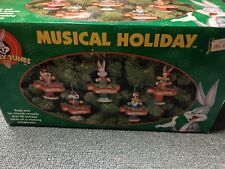 Mr. Christmas Looney Tunes Ornaments Musical Holiday 1997 Plays 20 Song With Box picture