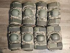 8 Pairs Medium Elbow Pads MILITARY Universal Camouflage Pattern Made in USA picture