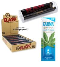 RAW Rolling Papers PHATTY Cigar Roller + FREE Pack of ZIG ZAG KARMA TROPIC TRIP picture