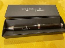 【New】 Omega Specter 007 Ballpoint Pen Black Novelty Rare Original Box Gift Japan picture