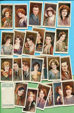 1928 W.D. & H.O. WILLS CIGARETTES CINEMA STARS 2ND SERIES COMPLETE 25 CARD SET picture
