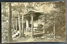 Treetop Cabin. Bonnie Oaks Camp. Fairlee Vermont Real Photo Postcard. VT RPPC picture