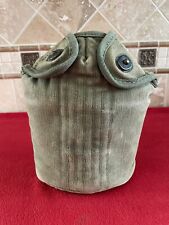 Early Vietnam War US Military Canteen Cup Cover Dated 1957 picture