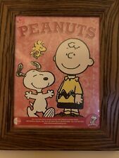 United Artists Peanuts Charlie Brown & Snoopy Framed Lithograph picture