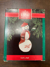 Vintage 1992 Hallmark Keepsake Christmas Ornament Golfs a Ball picture