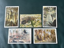 Vintage Post Card Lot of 5. Carlsbad Caverns, New Mexico.  look at photos.  picture