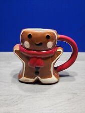 Wondershop Earthenware Holiday  Christmas Gingerbread Man Mug; 14.3oz picture
