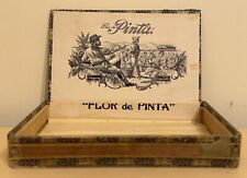 Antique Pinta Cigar Box Advertising Tobacco Pennsylvania RARE Plantation Scene picture