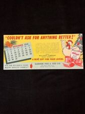 Vintage Advertising Ink Blotter 8 1/2