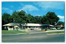 c1960's Paradise Court Exterior Roadside Sarasota Florida FL Unposted Postcard picture