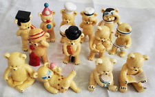 Danbury Mint Teddy Bears Collection Genuine Bone China Lot of 13 Figurines picture