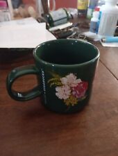 Starbucks Holiday 2018 Ban.do Bando Ceramic Coffee Cup Mug Green Floral 12oz picture