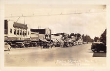 RPPC Main Street Scene Fallon Nevada 1920-1930s cars, Sprouse-Reitz, Fallon Cafe picture