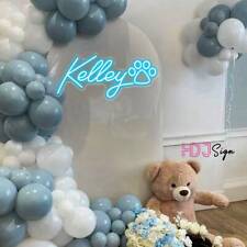 20in Custom Name Neon Sign Kid Room Decor Personalized Christmas Gift Waterproof picture