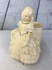 Vintage Coventry Ware Victorian Girl Vase Planter picture