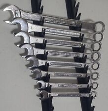 VINTAGE Belknap Bluegrass 8-pc SAE Combination Wrench Set USA MADE TOOLS picture