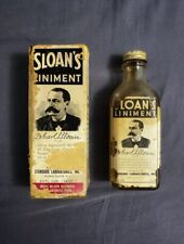 Antique Medicine Bottle With Box (Sloan’s Ointment) picture