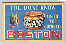 Boston MA-Massachusetts, General Greeting, Humorous Card, Vintage Postcard picture