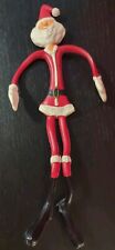 Vintage - 1970's Rubber Bendable Santa Claus - Bendy Figure Christmas Toy/Decor picture