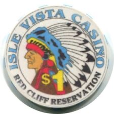 $1 Isle Vista Casino Chip - Bayfield, Wisconsin picture