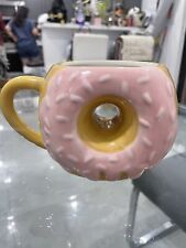 Sheffield Home Ceramic 16oz Pink Frosted Donut Coffee Mug picture