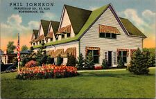 Linen Postcard Phil Johnson Restaurant in Northbrook, Illinois picture