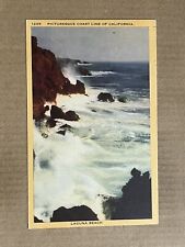 Postcard Laguna Beach CA California Rocky Coast Shore Ocean Surf Waves picture