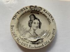 An incedibly Rare 1838 Queen Victoria miniture Plate / Dish picture