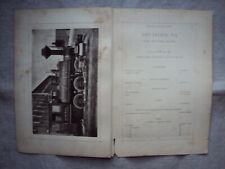Baldwin Locomotive Photo From 1870's Catalog Class 21 D     N picture
