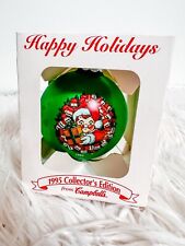 1995 Campbell's Soup Kids Christmas Ball Ornament in Original Box picture