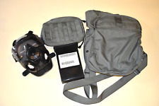 USGI M50 Avon Gas Mask W/Grey Storage Bag, 2 M61 Filters & Utility PCH SZ: MED picture