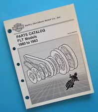 Vintage 1980 - 1983 Harley Parts Catalog Manual Book FLT FLTC FLHT FLHTC FLHTP picture