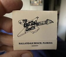 The Button South Florida Vintage Matchbook 1980 Unused picture