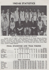 1965-1966 NBA Season Boston Celtics Team K.C. Jones Vintage Print Ad Photo picture
