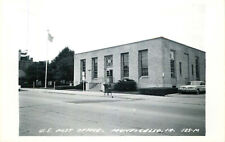 Real Photo Postcard Post Office, Monticello, Iowa - circa 1960s picture