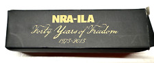  Stone River NRA-ILA Forty Years Of Freedom Folding Knife 1975-2015 Sharp-NIB picture