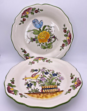 Jay Willfred Andrea by Sadek, Portugal Hand Painted Decorative Plate Set of 2 picture