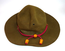 VINTAGE US MILITARY WWII DRILL SERGEANT HAT CAMPAIGN FELT OLD DI SIZE 7 1/8 BH picture