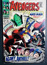 THE AVENGERS #46 Ant-Man Returns 1967 Silver Age Marvel Comic (7.0) Very Fine- picture