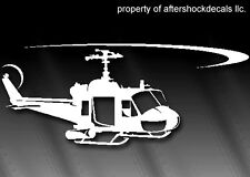 Huey Helicopter Decal Vietnam UH-1 Combat Chopper War Military Medic Sticker picture