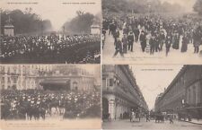 ITALY ROYALTY Visit 1903 Paris King Victor Emmanuel 105 Vintage Postcards(L5926) picture