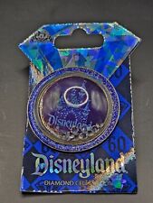 Disney Disneyland 60th Diamond Anniversary Dome Bubble Gem Jeweled Pin picture